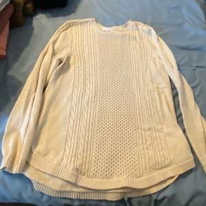 EUC cream sweater